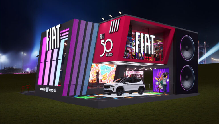 Fiat transforma fãs em estrelas do Lolla com experiências imersivas e tecnológicas