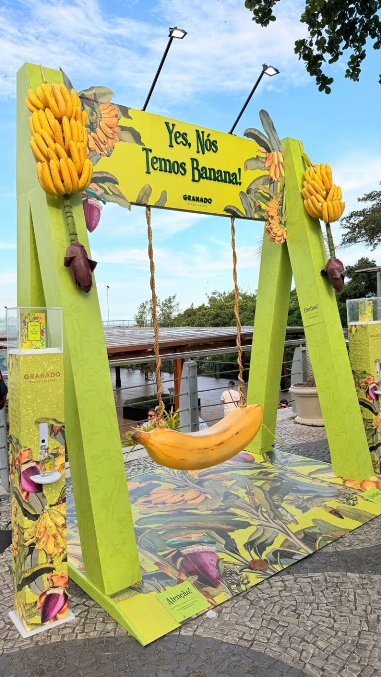Granado leva ativação da linha “Yes, Nós Temos Banana!” ao Bondinho Pão de Açúcar