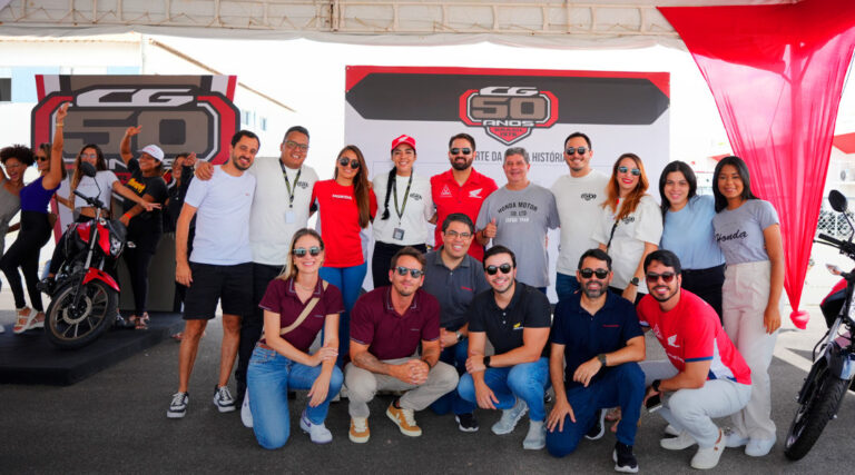 Honda celebra 50 anos da linha CG com experiência imersiva em Recife
