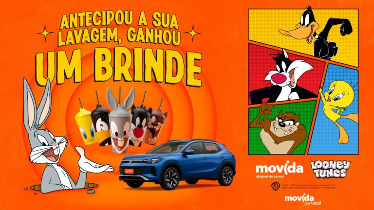 Movida lança ação temática dos Looney Tunes