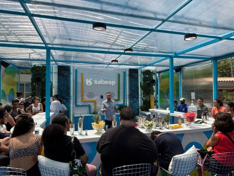 Sabesp comemora Dia Mundial da Água com bar pop-up de água no Ibirapuera