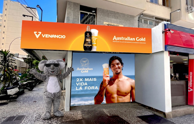 Australian Gold transforma Drogaria Venancio em destino de experiências solares