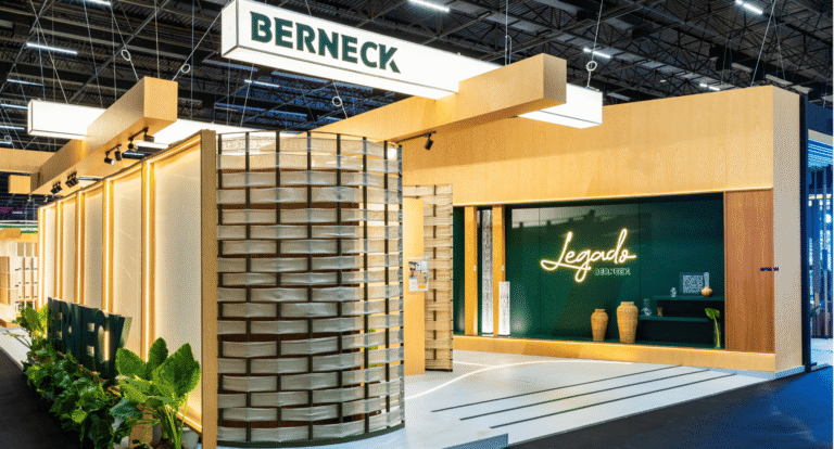 Berneck leva estande assinado pela Pon.to à Expo Revestir 2026
