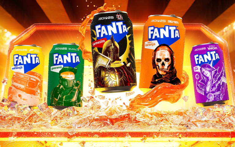 Fanta e Xbox celebram 25 anos da marca com personagens icônicos e desafios épicos