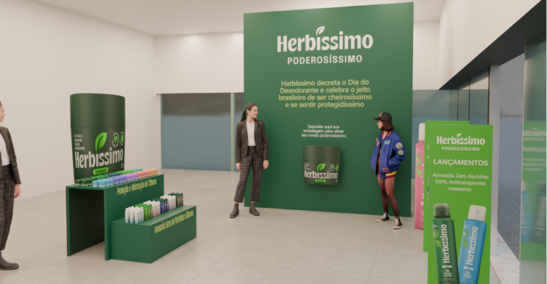 Herbíssimo traz o Dia do Desodorante ao Brasil com ação na Av. Paulista