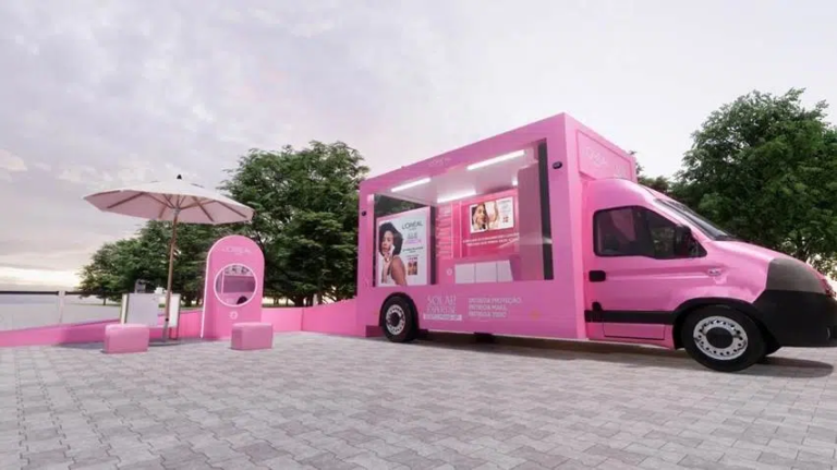 L’Oréal Paris ativa linha Solar Expertise Efeito Make-Up com truck exclusivo