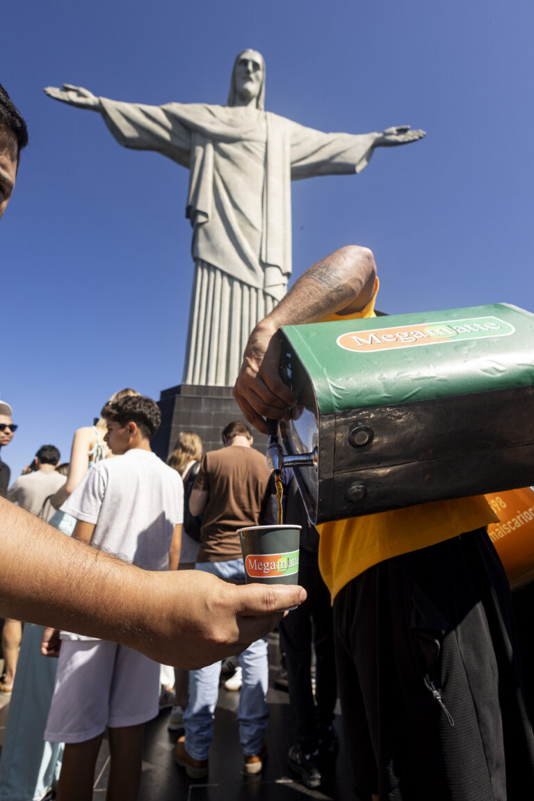 Megamatte celebra o Dia do Mate com ação gratuita no Cristo Redentor