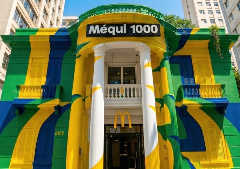McDonald’s entra no clima da Copa com fachada temática e Seleções do Méqui