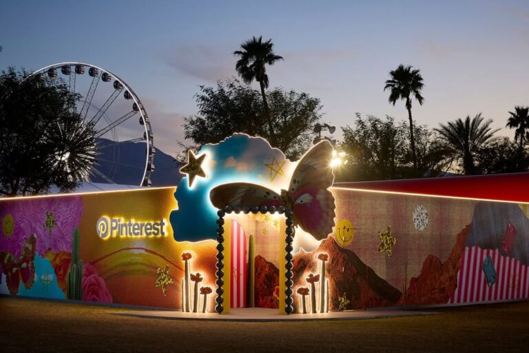 Pinterest aposta em experiência offline no Coachella 2026 
