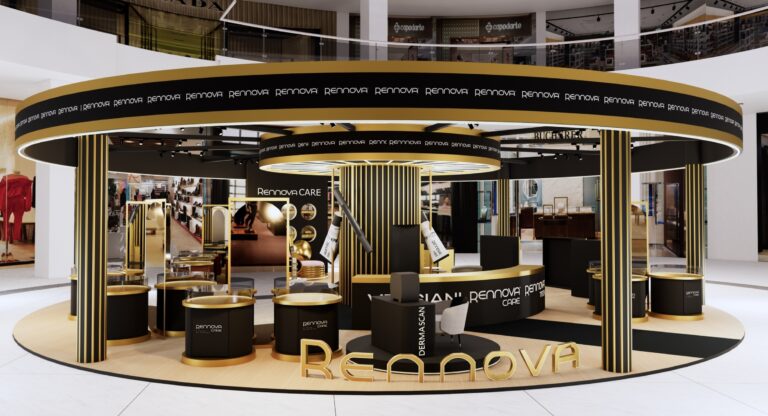 Rennova leva ecossistema de beleza para pop-up store em Goiânia
