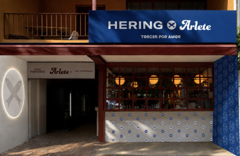 Hering celebra futebol e Dia dos Namorados com ativação no Bar Arlete