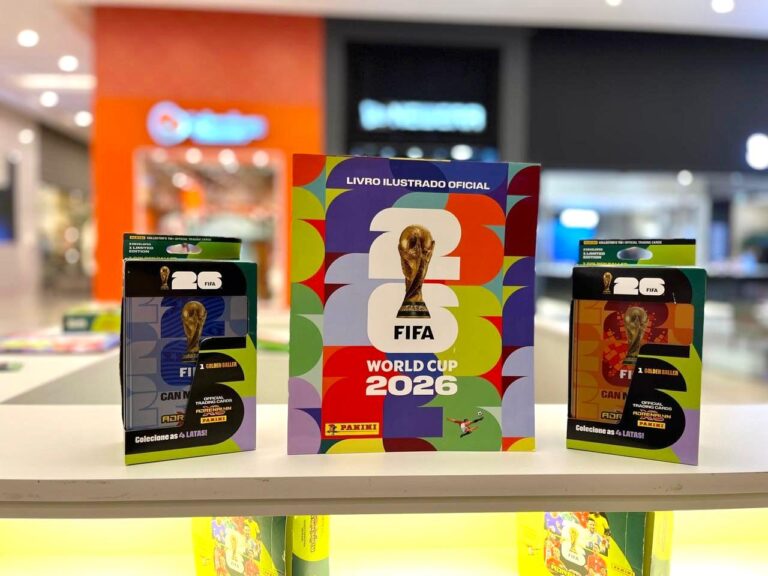 Panini abre quiosque oficial em SP para a Copa do Mundo