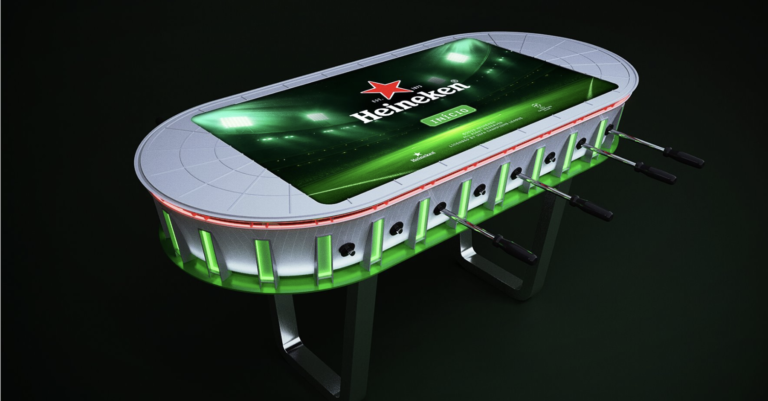 Heineken traz pebolim high-tech e ativações para a final da Champions