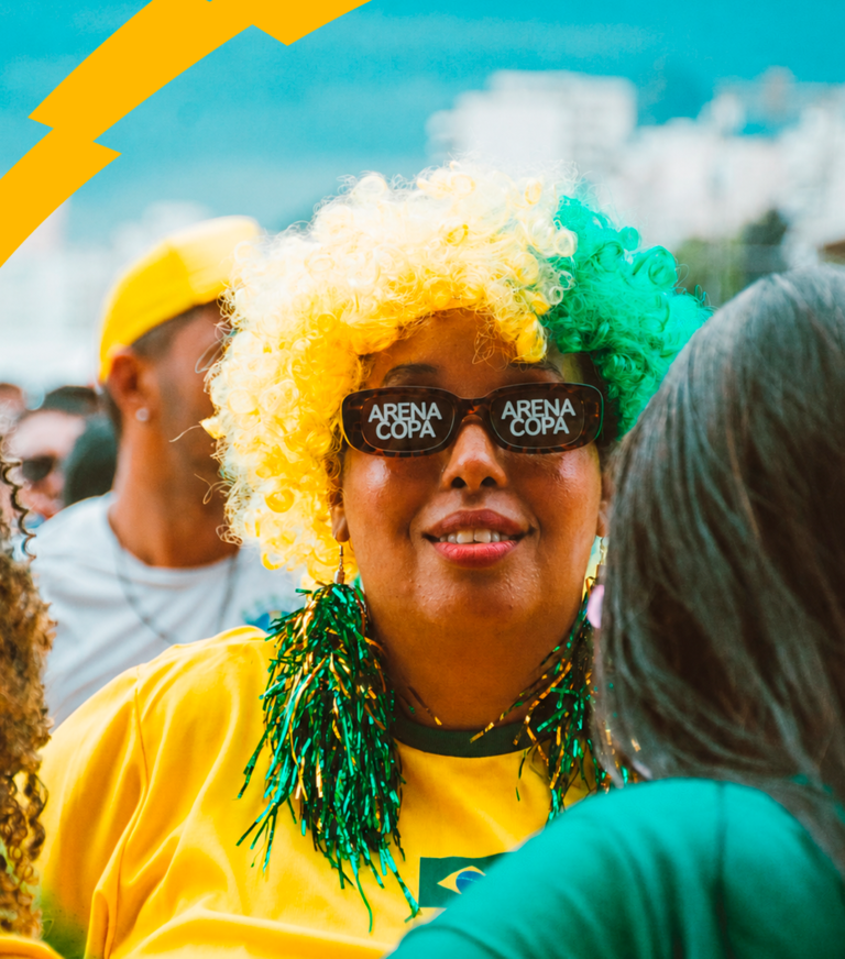 Arena Copacabana transforma orla carioca em palco da Copa do Mundo
