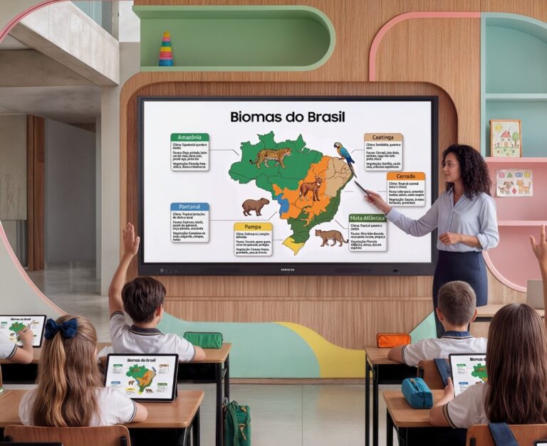 Samsung na Bett Brasil 2026 tem estande que conecta tecnologia a cada fase da educação