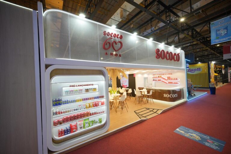 Sococo celebra 60 anos com estande imersivo de 72m² na APAS SHOW 2026