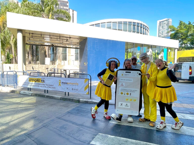 Terminal Pinheiros e SPTrans fazem ações de conscientização do Maio Amarelo
