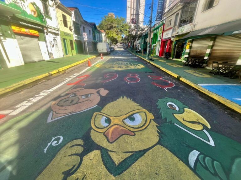 Cimed leva clima de Copa para as ruas de SP em ação com a torcida do Palmeiras