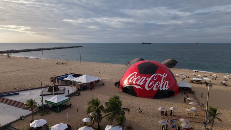 Coca-Cola leva Fanzone gratuita a Fortaleza durante a Copa do Mundo