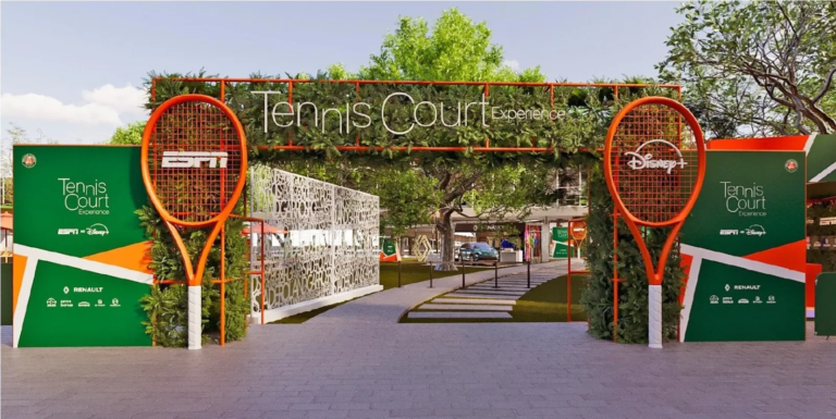 Disney faz 2ᵃ edição do Tennis Court Experience para as finais de Roland Garros