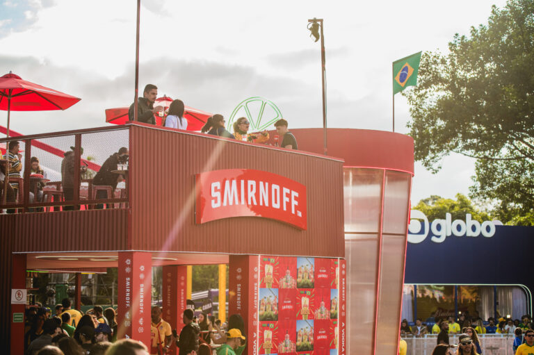 Smirnoff na Arena Brasileira conta com ativação inspirada em sabores globais