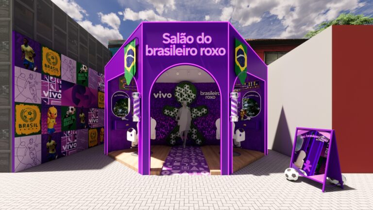 Vivo leva “Salão do Brasileiro Roxo” a SP para engajar torcida antes de jogo do Brasil