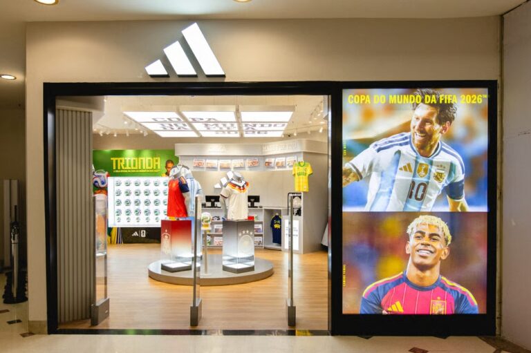 adidas inaugura pop-up store temática da Copa do Mundo em São Paulo