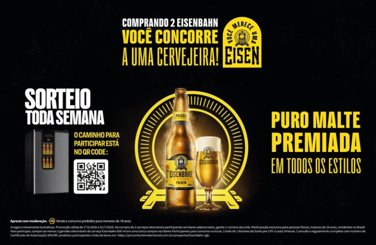 Eisenbahn e Amstel fazem ação em bares com terceira garrafa por conta da casa