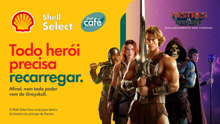 Shell Café e Sony fazem ação temática de He-Man e Mestres do Universo