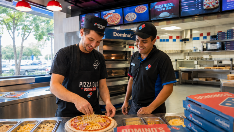 Domino’s celebra Mês da Pizza com descontos, ações digitais e experiências nas lojas