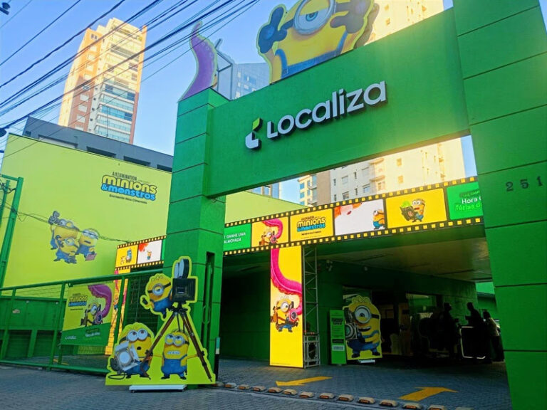 Localiza leva Minions & Monstros para experiências nas unidades