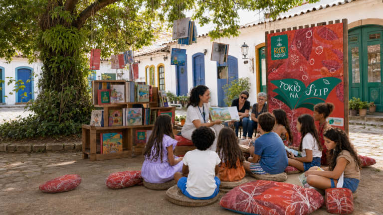 Tokio Marine patrocina a Flip 2026 e lança projeto de incentivo à leitura infantil