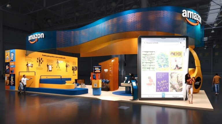 Amazon leva Kindle gigante e experiências imersivas à Bienal do Livro 2026