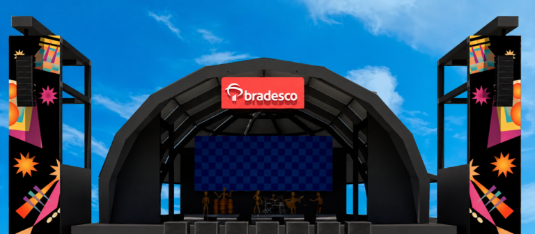 Bradesco assina palco e prepara espaço de 70 m² no Doce Maravilha