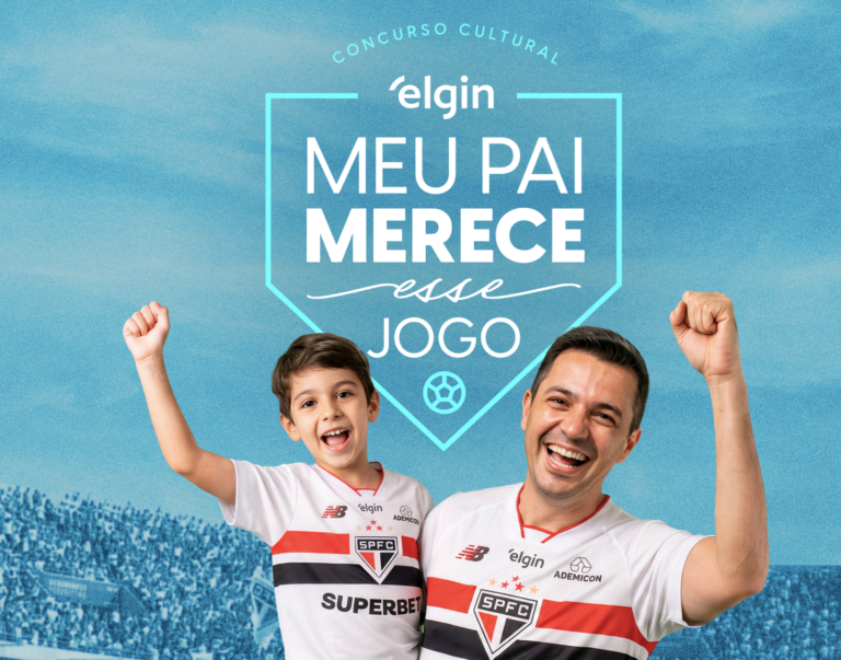 Elgin leva pais e filhos ao camarote do São Paulo FC no MorumBIS