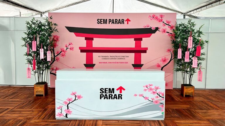 Sem Parar cria Árvore dos Desejos no Festival Nipo-Brasileiro de Maringá