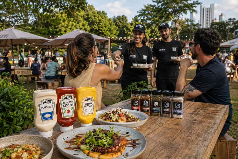 Heinz e BR Spices estreiam no SP Gastronomia com degustações e produtos