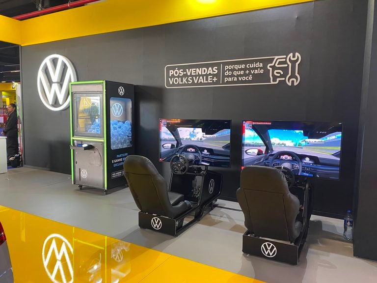 Volkswagen e Mercado Livre no Festival Interlagos têm simulador e loja de autopeças