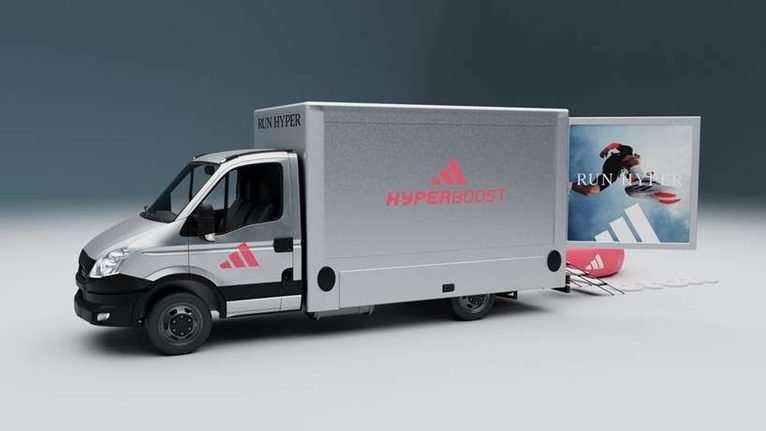 adidas leva Hyper Truck a seis cidades para apresentar franquia Hyperboost