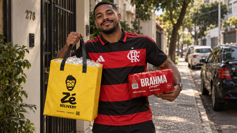 Brahma teve mais de 600 mil resgates em ação com torcedores do Flamengo e Zé Delivery