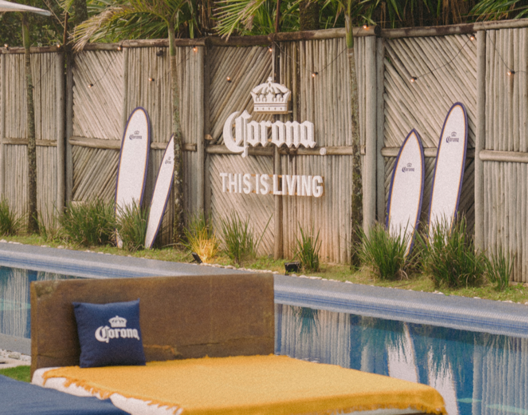 Corona Cero leva Casa Corona à etapa da WSL em Maresias