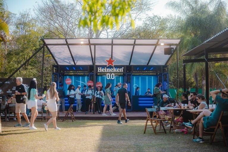 Heineken 0.0 retorna ao SP Open com três bares exclusivos