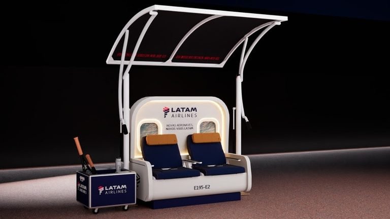 LATAM tem bolinhas premiadas e ambientes inspirados em aviões no SP Open 2026