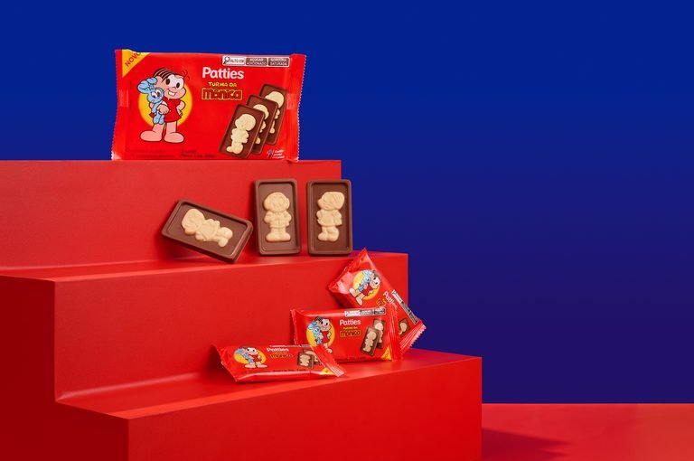 Patties relança chocolate da Turma da Mônica com personagens e caricaturas nas lojas
