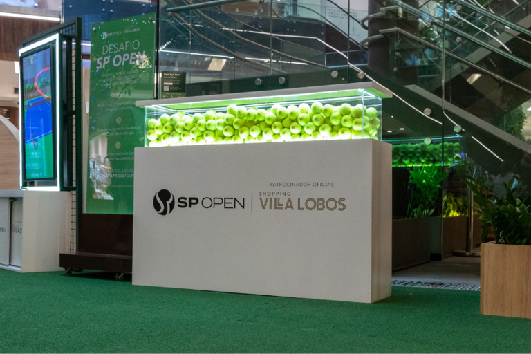 Shopping Villa Lobos no SP Open 2026 tem simulador e desafio de saque