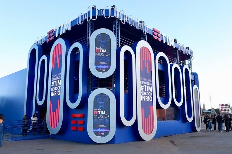 TIM lança plataforma Music+ e leva creators, desafios e 5G Advanced ao Rock in Rio