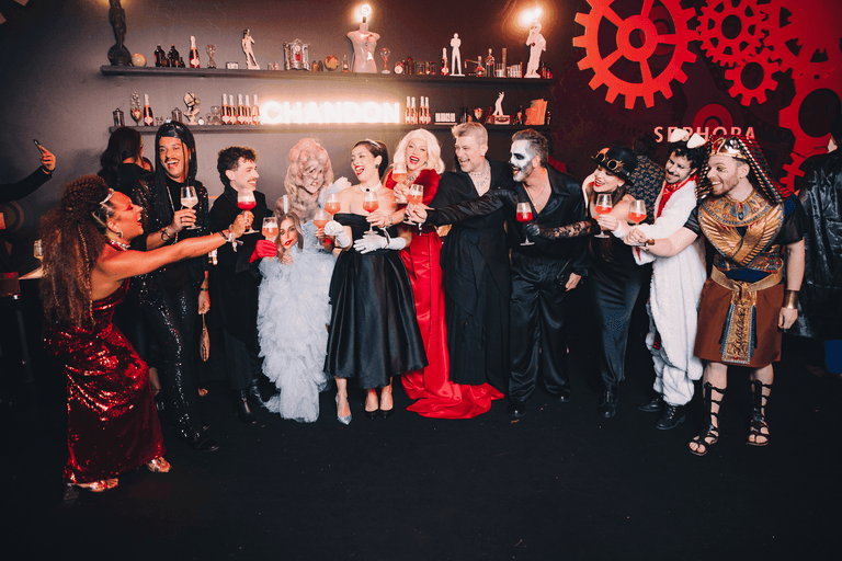 Chandon tem bar exclusivo e coquetéis no Halloween da Sephora 2026