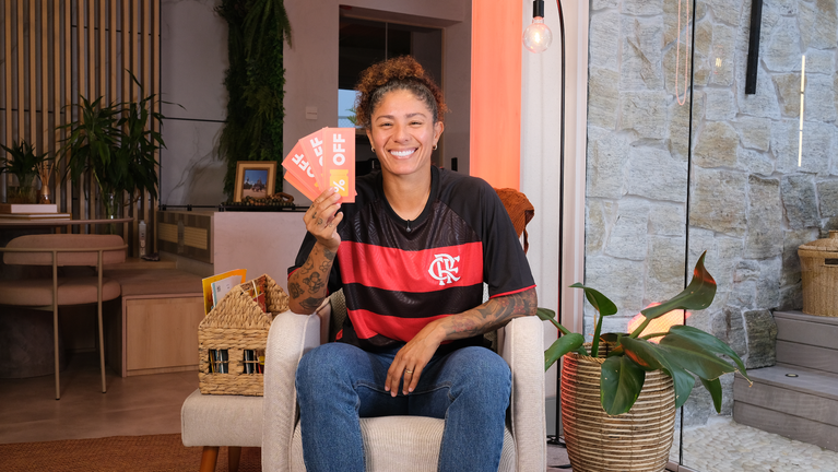 Shopee dá cupom aos torcedores que forem jogos do Flamengo Feminino