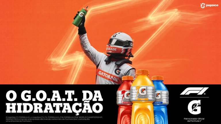 Gatorade leva simuladores e campanha com prêmios ao GP de São Paulo