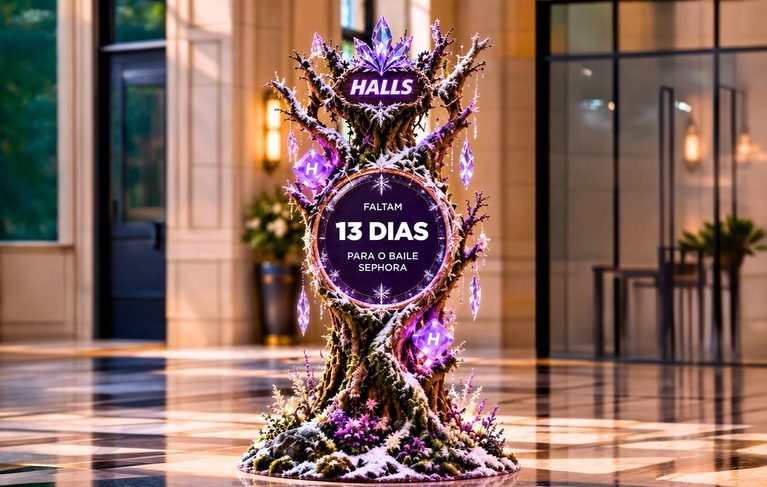 Halls estreia no Halloween da Sephora com experiência sensorial de frescor